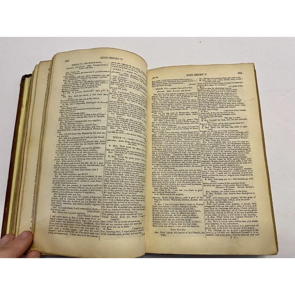 Antique Shakespeare’s Play’s Complete‎ In One Volume 1836 Dramatic Works